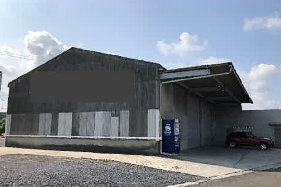 【賃貸】滋賀県栗東市401.47m2(121.45坪)の貸し倉庫（貸倉庫）・賃貸倉庫の外観